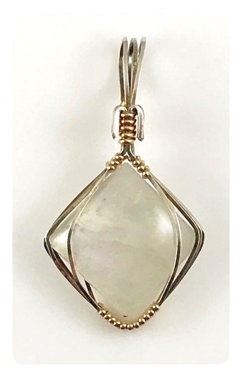 Moonstone pendant, moonstone jewelry